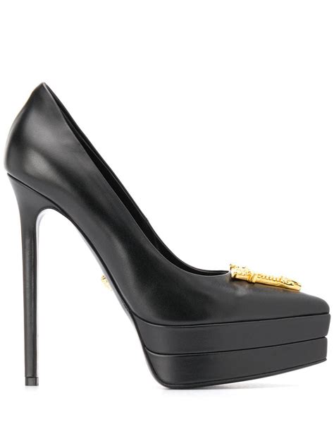 gianni versace classic shoes leather|versace virtus high heels.